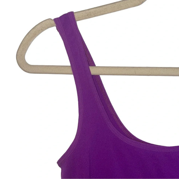 FREE PEOPLE Seamless Form Fitting Sleeveless Scoop Neck Cami Tank Purple Sz XS/S - Picture 5 of 9